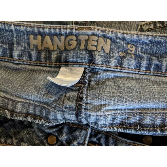 Hang Ten Boyfriend Fit Juniors Medium Wash Jeans Size 9 - Picture 4 of 6